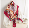 Wholesale Luxury Pure Silk Scarf for Ladies Head Wrap