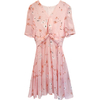Amazon Pink Silk Wrap Summer Dress for Girls