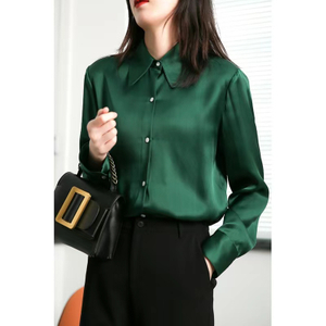 Women's Silk Shirts & Blouses with Long Sleeve