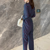 Long Sleeve Overall Silk Jumpsuit for Women